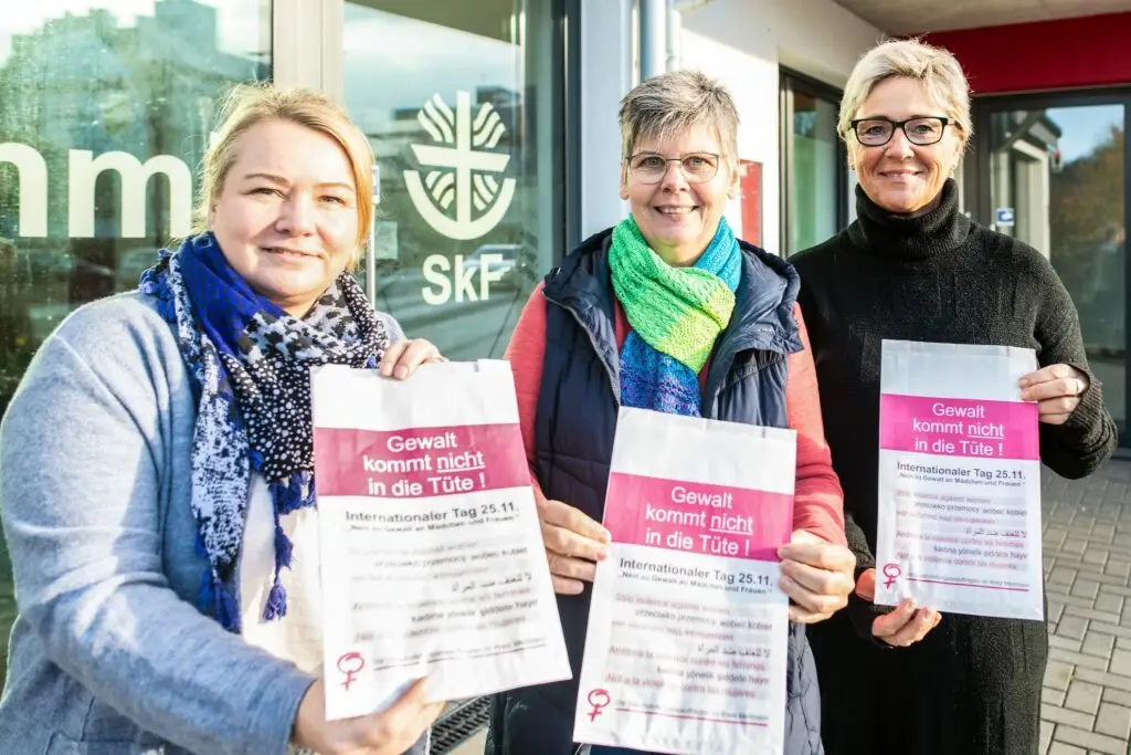 Gewalt kommt nicht in die Tüte!