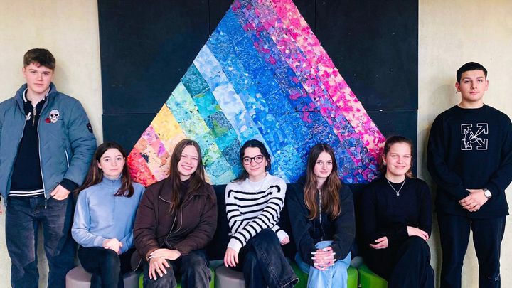 Schüler der Prismaschule Langenfeld