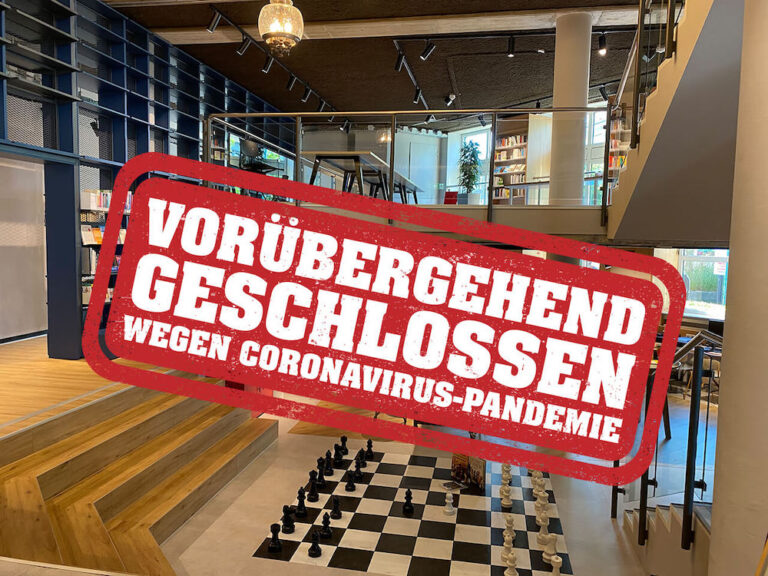Bücherei geschlossen wegen Corona