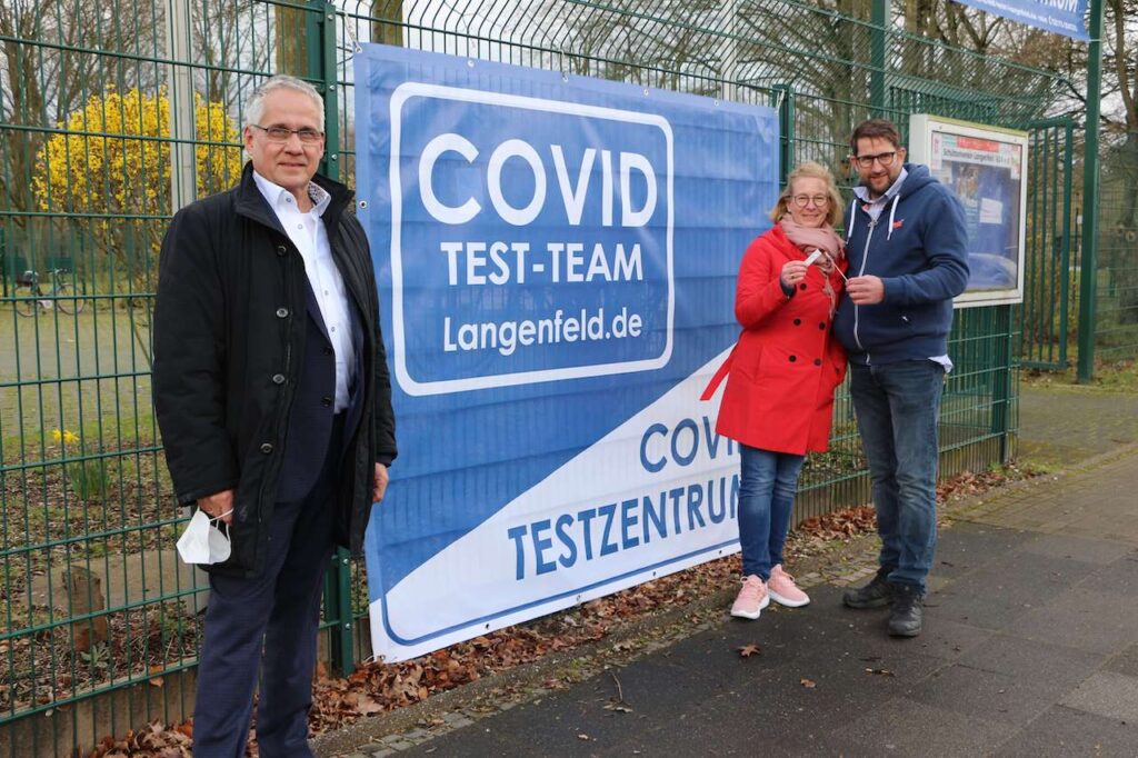 Startschuss für die ersten Teststationen in Langenfeld