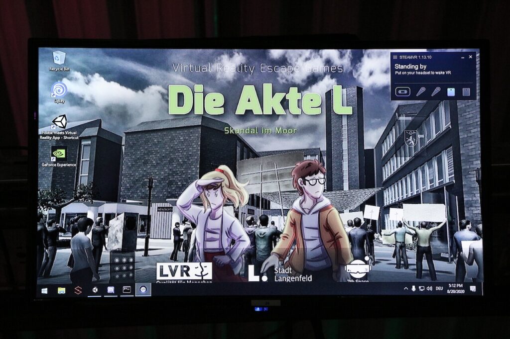 „Die Akte L – ein VR-Umweltthriller“ Jugendliche entwickeln ein VR-Game