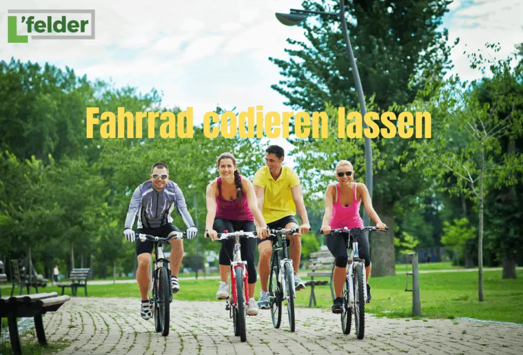 Bürgerinnen und Bürger können ihre Fahrräder codieren lassen