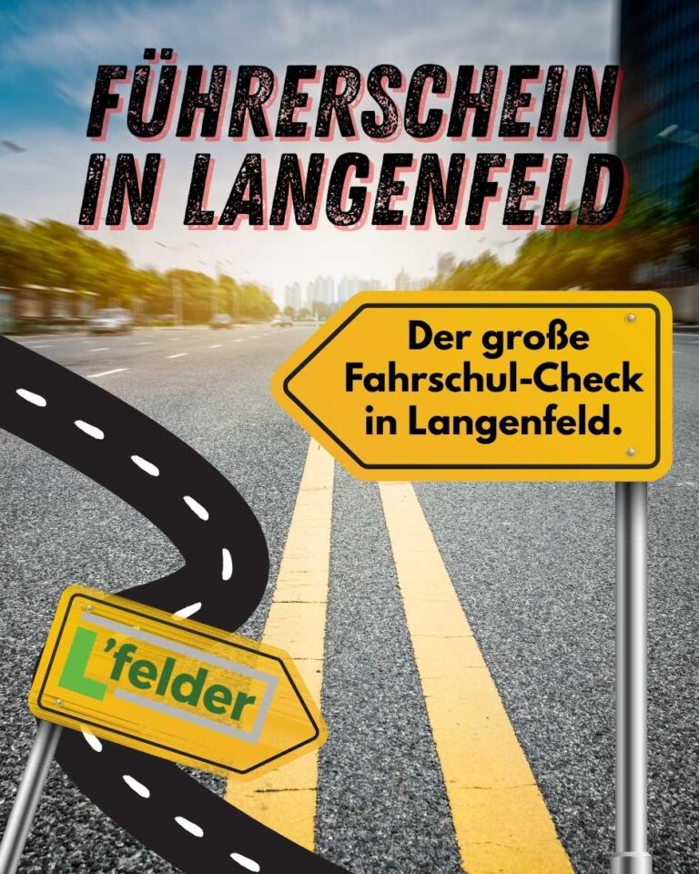 Führerschein in Langenfeld Bild für Facebook und Instagram