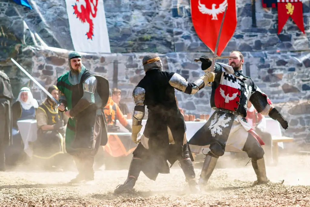 Schloss Burg | Ritterspiele der Georgs Ritter dieses Wochenende