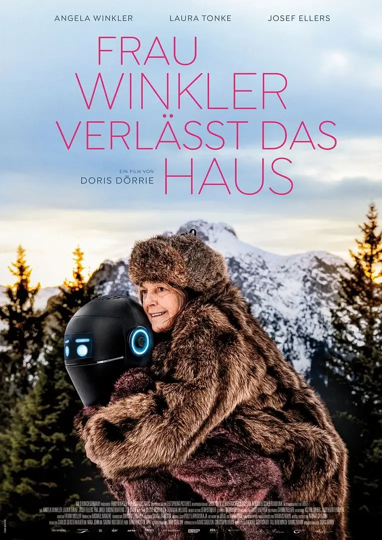 Plakat: Frau Winkler verlässt das Haus