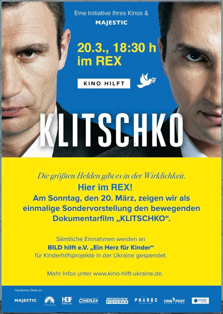 Dokumentarfilm „Klitschko“ am 20.3. im Rex Kino