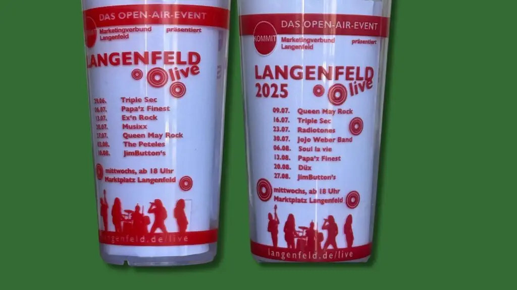 Langenfeld Live: was passiert mit den alten Bechern?