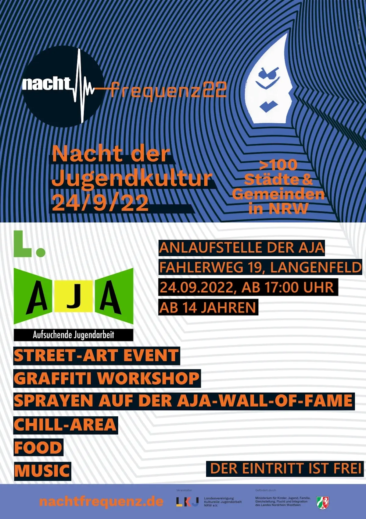 Nacht der Jugendkultur an und in der neue AJA-Anlaufstelle 2 Nacht der Jugendkultur an und in der neue AJA-Anlaufstelle 2