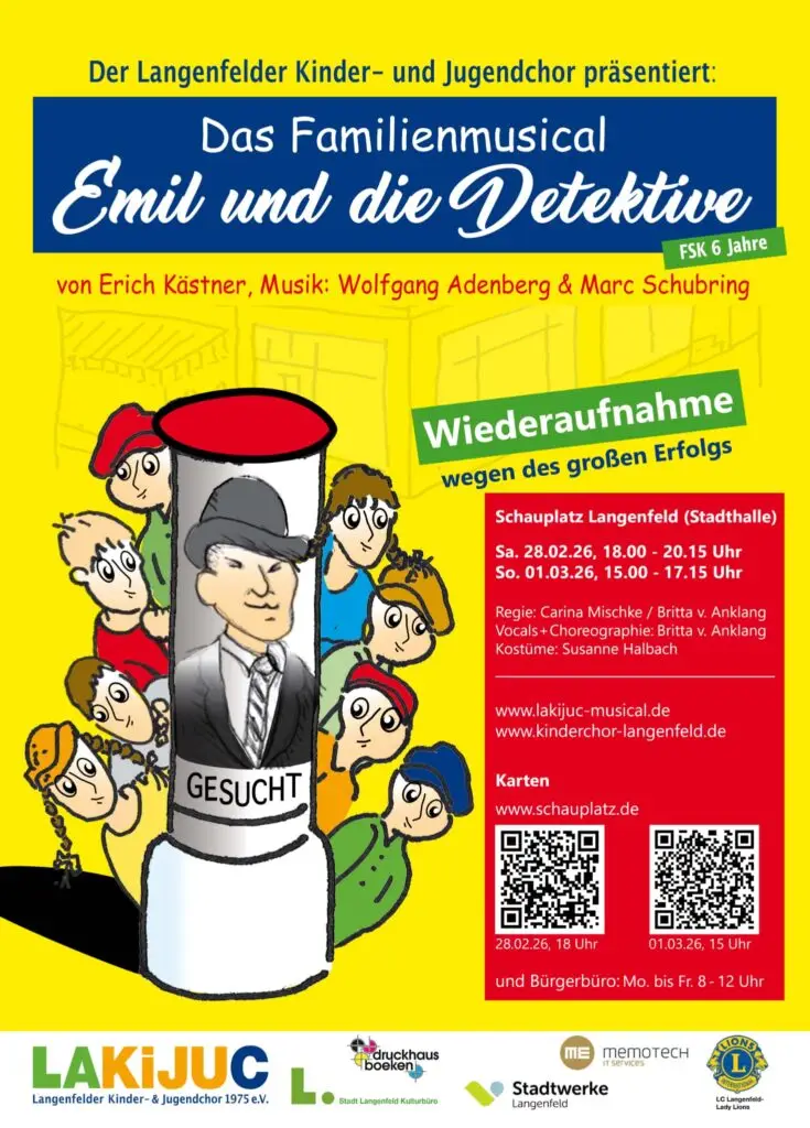 Erneute Jagd auf den Dieb: „Emil und die Detektive“ in Langenfeld
