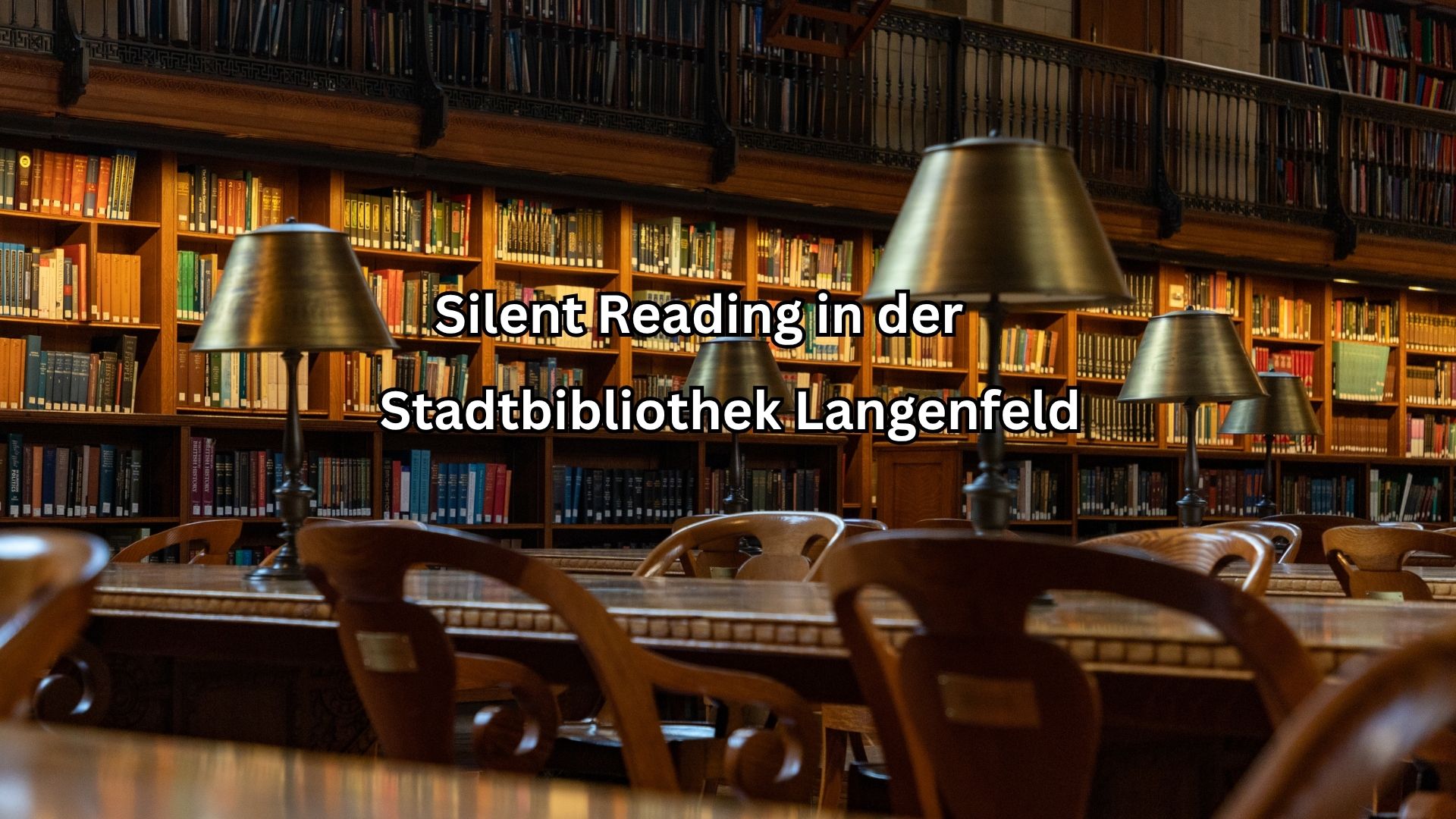 Silent Reading Break In der Stadtbibliothek Langenfeld