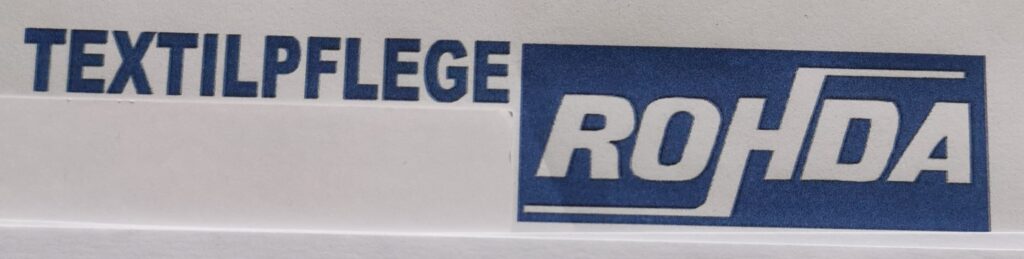 Textilpflege Rohda Logo