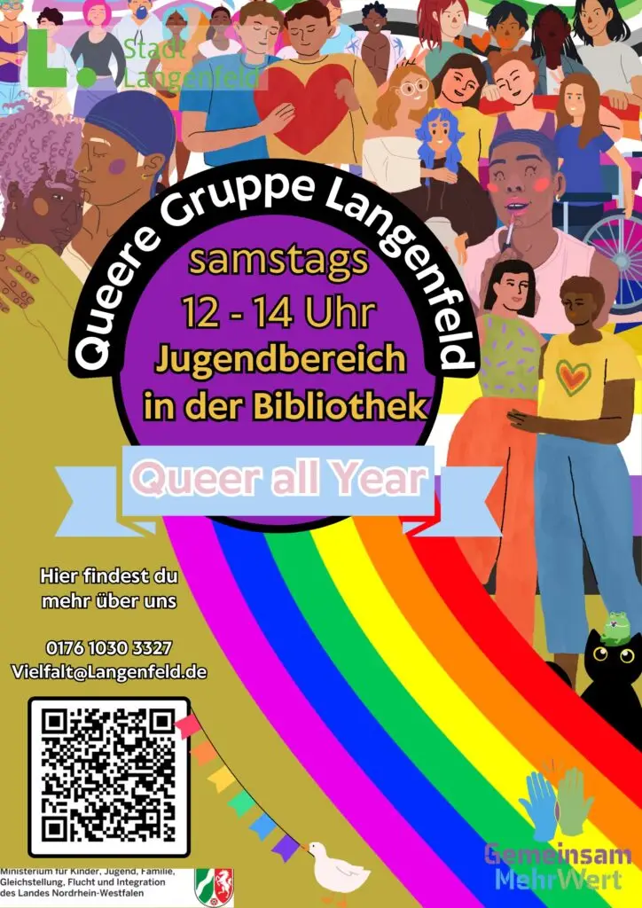 Queere Jugendgruppe jetzt samstags unter neuer Leitung