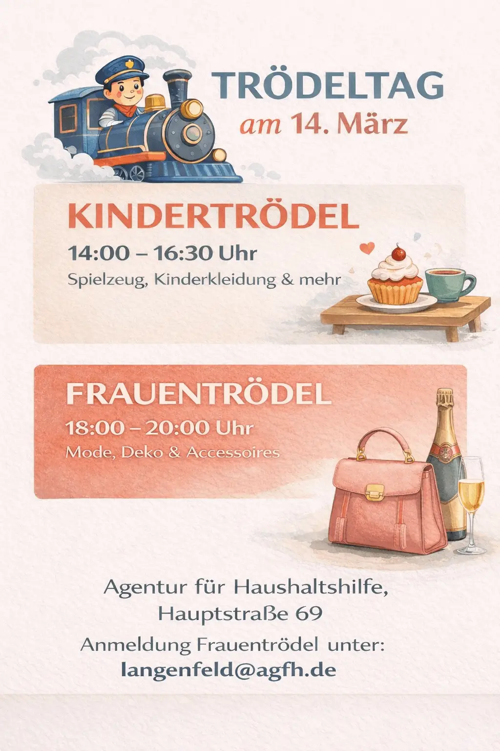 Trödeltag bei der Agentur für Haushaltshilfe
