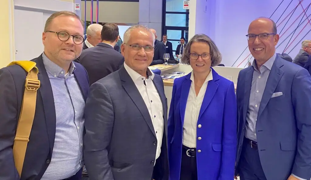 „Team Wirtschaftsförderung Langenfeld“ wirbt auf der ExpoReal für den Standort