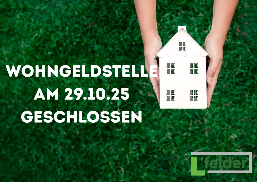 Wohngeldstelle bleibt am 29. Oktober geschlossen