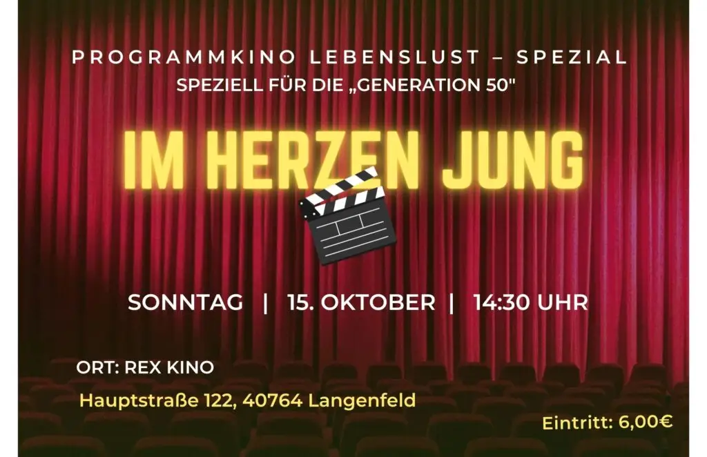 Im Herzen jung – Programmkino LebensLust – spezial