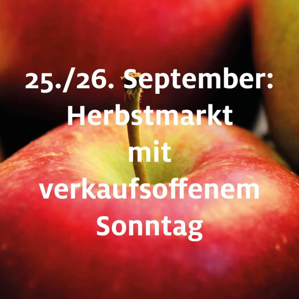 Herbstmarkt in Langenfeld mit verkaufsoffenem Sonntag