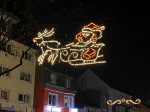 Weihnachtsbeleuchtung in Langenfeld