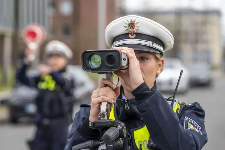 Polizei Geschwindigkeitskontrollen