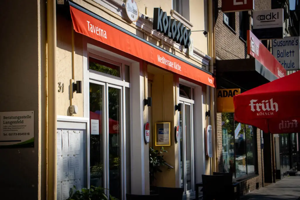 Abschied der Taverna Kolossos